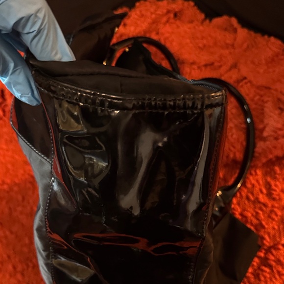 Tory Burch Black Tote with Logo Detail - Picture 7 of 15